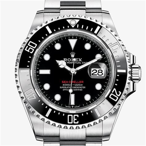 rolex sea dweller watch size